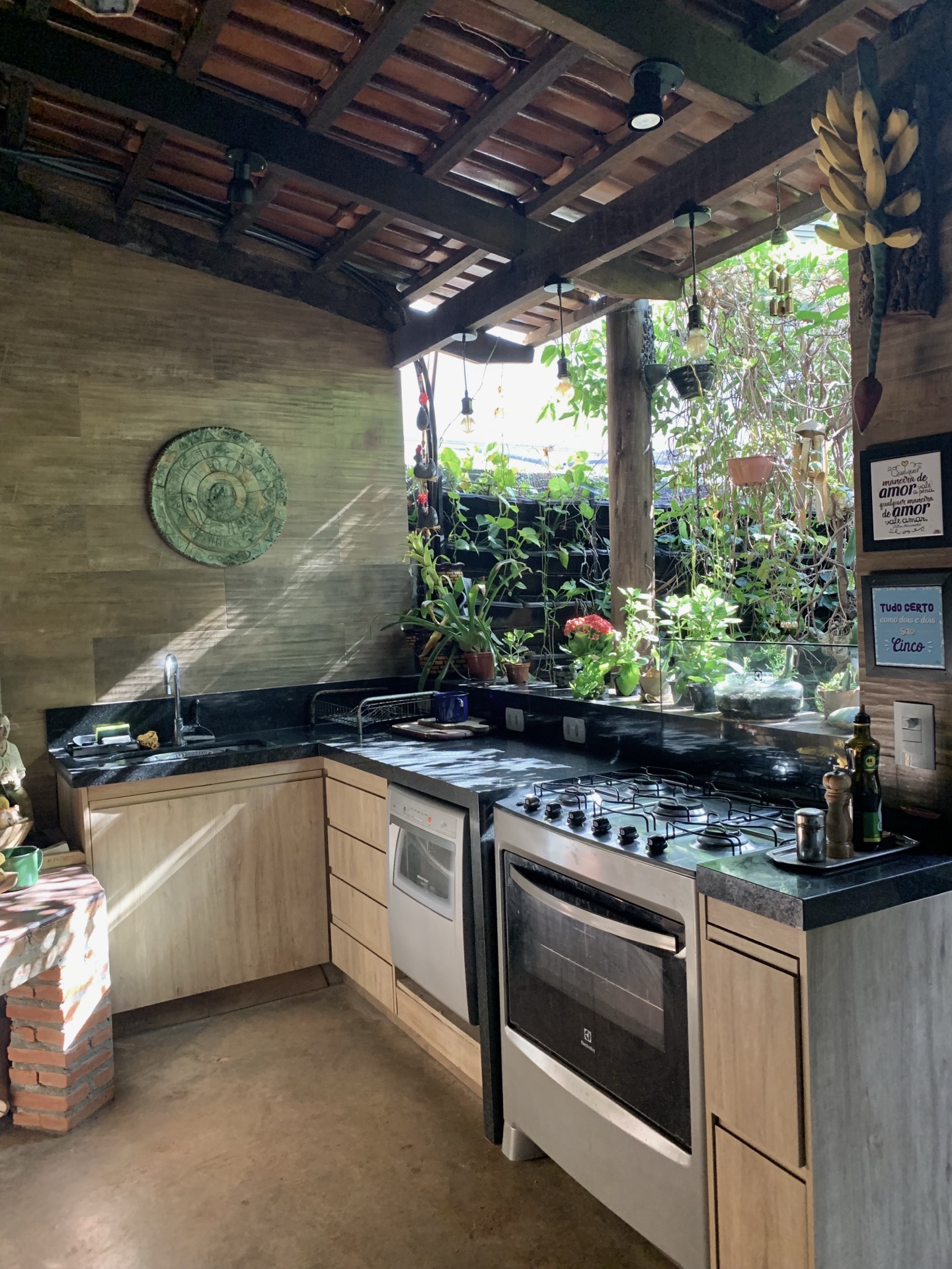 Casa área de lazer